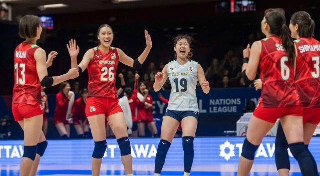 日本在比赛中展现出强大实力 日本在比赛中展现出强大实力